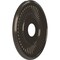 Ekena Millwork Berkshire PVC Ceiling Medallion (Fits Canopies up to 7"), Metallic Charcoal, 16"OD x 3 1/2"ID x 1"P CMP16BECCH - alternate 4